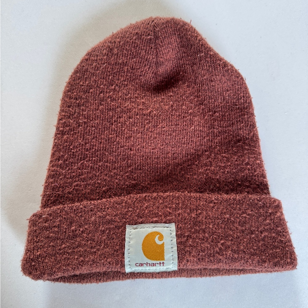 Carhartt Burgundy Rose Knit Hat